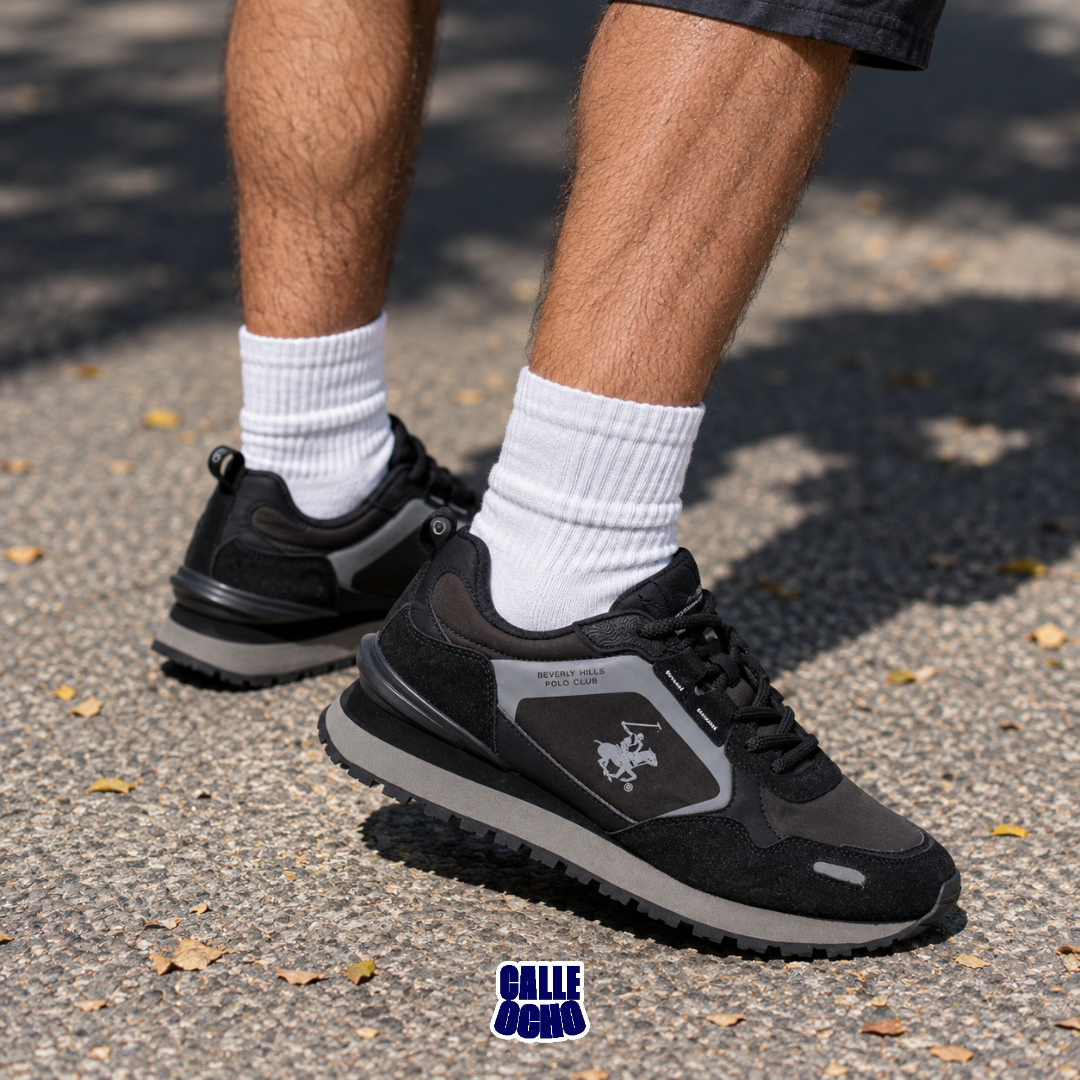 POLO TENIS COMPLEX BLACK